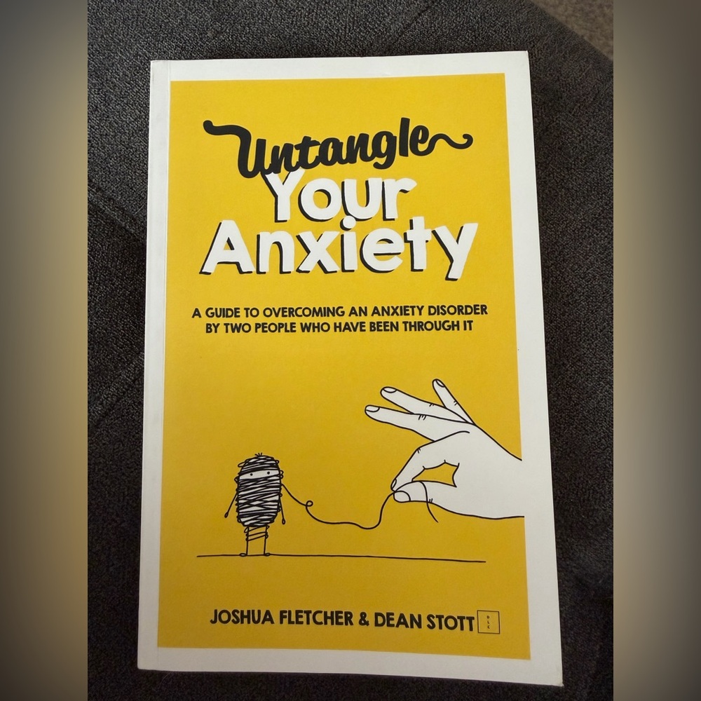 Untangle Your Anxiety Book - Yellow Cover